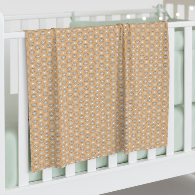 Tan Sunset Star-crossed Bodies Baby Swaddle 30″×40″ Blanket