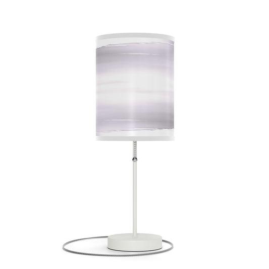Sephia Sea Dark Fog Table Lamp on a White or Silver Stand, US|CA plug