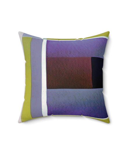 Zeta Shadow 16" x 16" Faux Suede Square Pillow