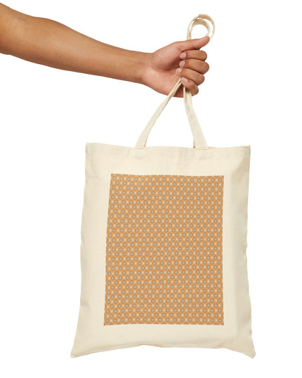 Tan Sunset Star-crossed Bodies Cotton Canvas Tote Bag
