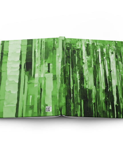 Striped Mint Pastel 5.75" x 8" Hardcover Journal Matte with 150 lined pages