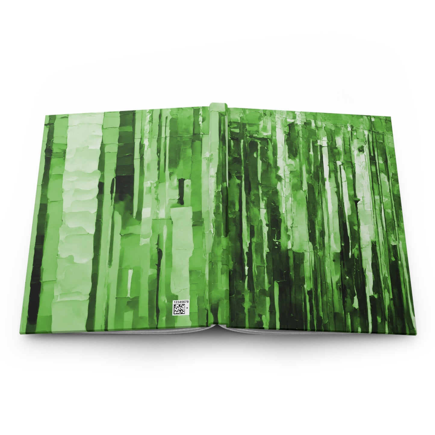 Striped Mint Pastel 5.75" x 8" Hardcover Journal Matte with 150 lined pages