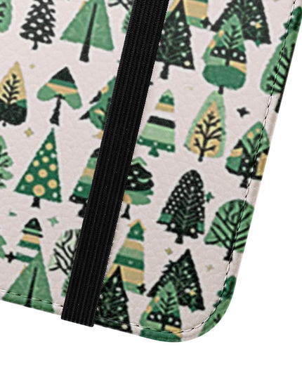 Mini Vintage Green Trees Flip Cases, Samsung Galaxy S24 Plus