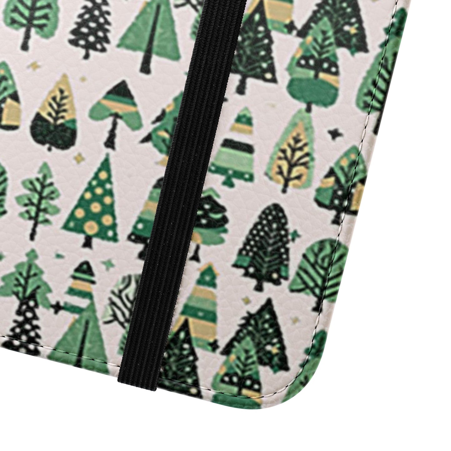 Mini Vintage Green Trees Flip Cases, Samsung Galaxy S24 Plus