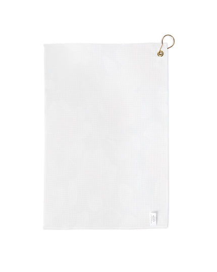 Red Blossom Floral Bunch Golf Towel, 16" x 24"