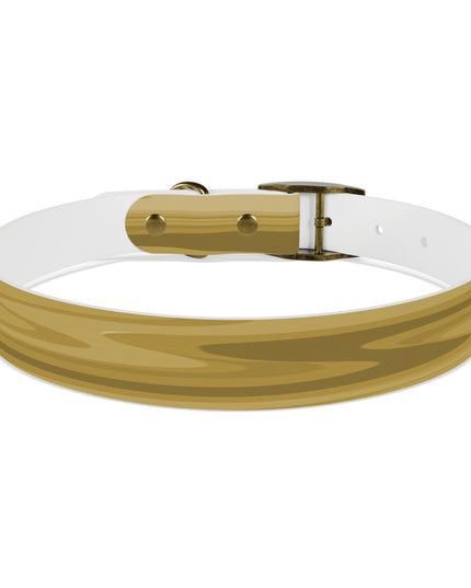 Brown Wavey Large Dog Collar