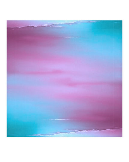 Wine Sea Blue Fog Face Towel, 13" x 13"