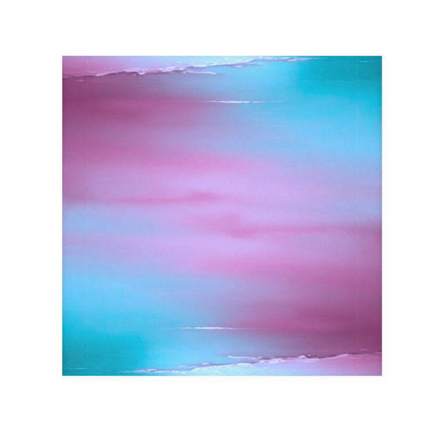 Wine Sea Blue Fog Face Towel, 13" x 13"