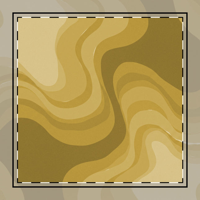 Brown Wavey Poly Twill Napkin, 10" x 10"