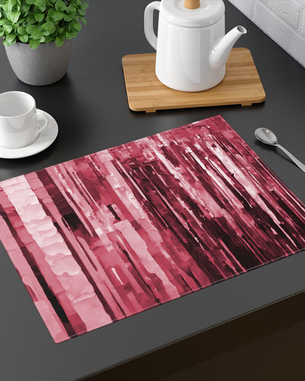 Striped Ruby Placemat, 1 pc