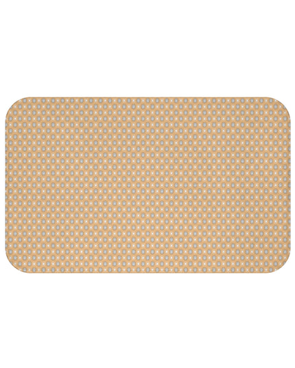 Tan Sunset Star-crossed Bodies 34" x 21" Bath Mat