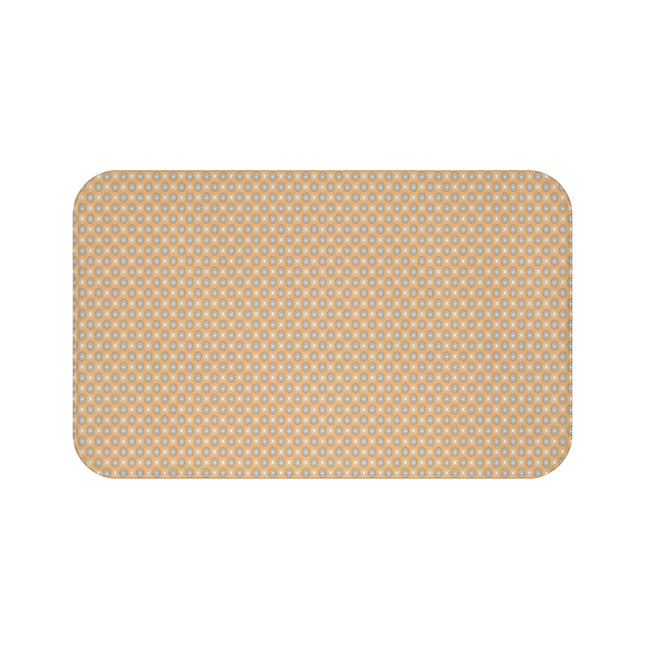 Tan Sunset Star-crossed Bodies 34" x 21" Bath Mat