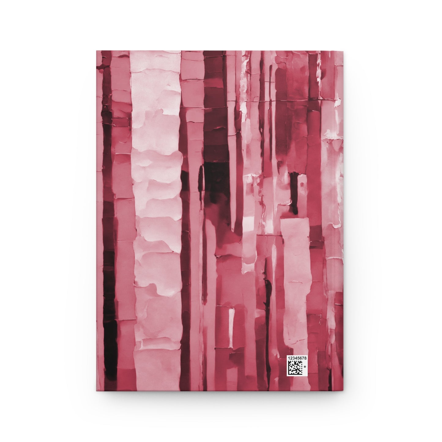 Striped Ruby 5.75" x 8" Hardcover Journal Matte with 150 lined pages