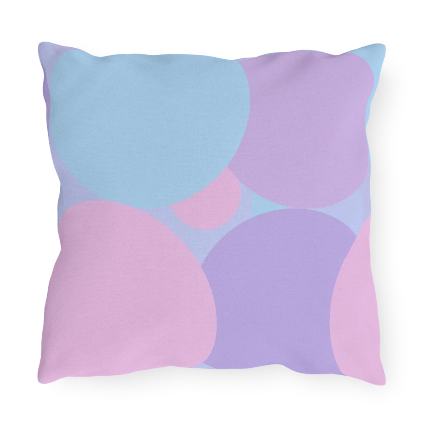 Pastel Purple and Mauve Patches 16" x 16" Outdoor Pillows
