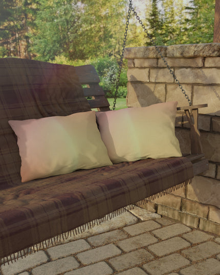 Hot Peach Fade 20" x 14" Outdoor Pillow