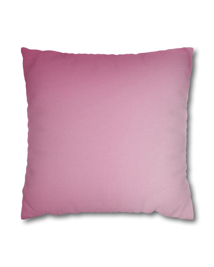 Pink Blush Fade Spun Polyester Square Pillowcase, 14" x 14"