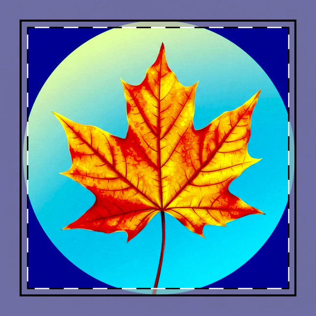Alpha Maple Leaf Cotton Twill Napkin, 10" x 10"
