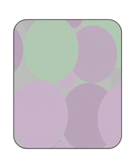 Pastel Lavender Purple and Soft Green Patches 61" × 51" Picnic Blanket