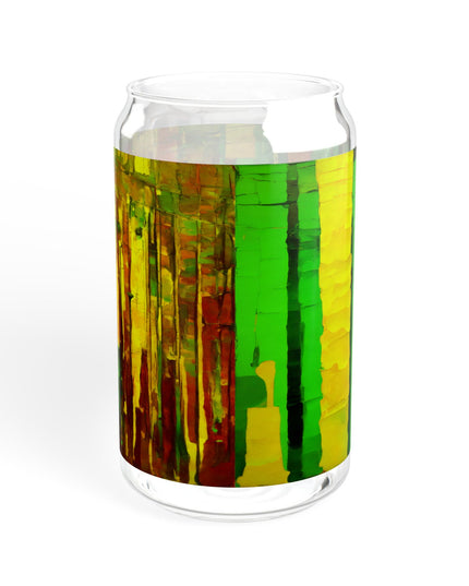 Striped Beta Sipper Glass, 16oz