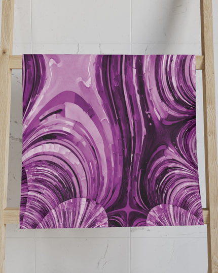 Uzi Spiral Powder Lavender Hand Towel, 16" x 28"
