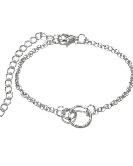 Stacked Bracelet Set #7 Silver