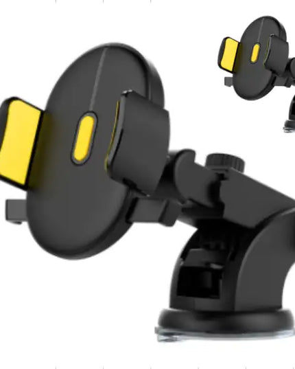 Car Phone Holder Long Rod Telescopic Car Dashboard Suction Cup Type