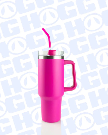40oz POWDER COATED TRAVELER TUMBLER