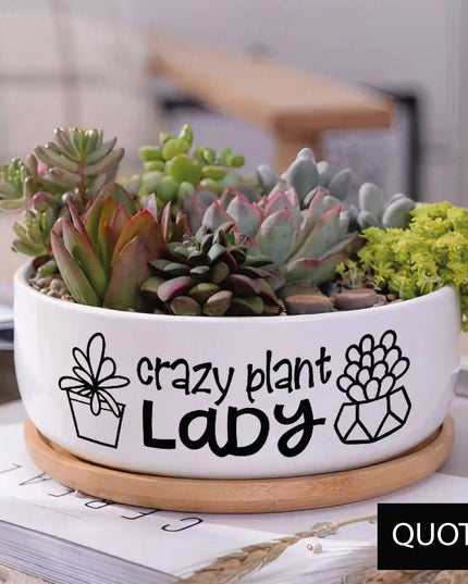 Message in a Planter - 6" Round