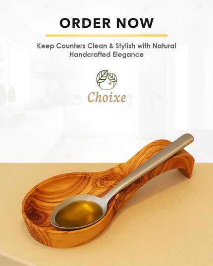 Olive Wood Spoon Rest