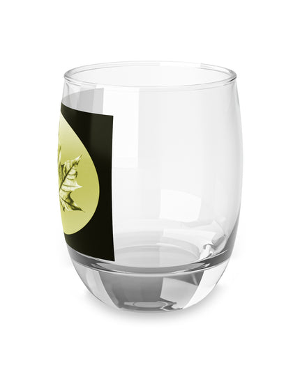 Lemongrass Maple Leaf Whiskey Glass, 6 oz