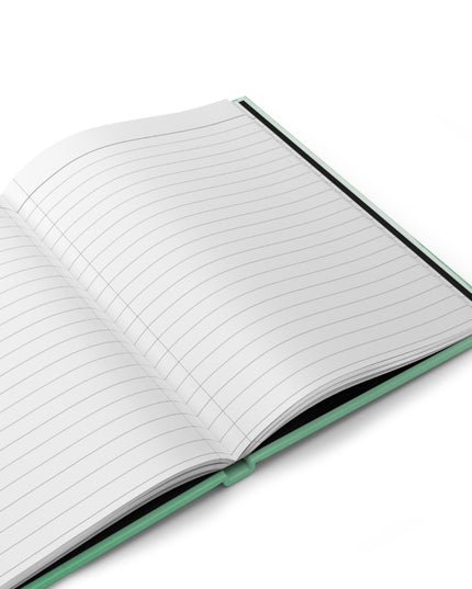 Mint Shadow 5.75" x 8" Hardcover Journal Matte with 150 lined pages