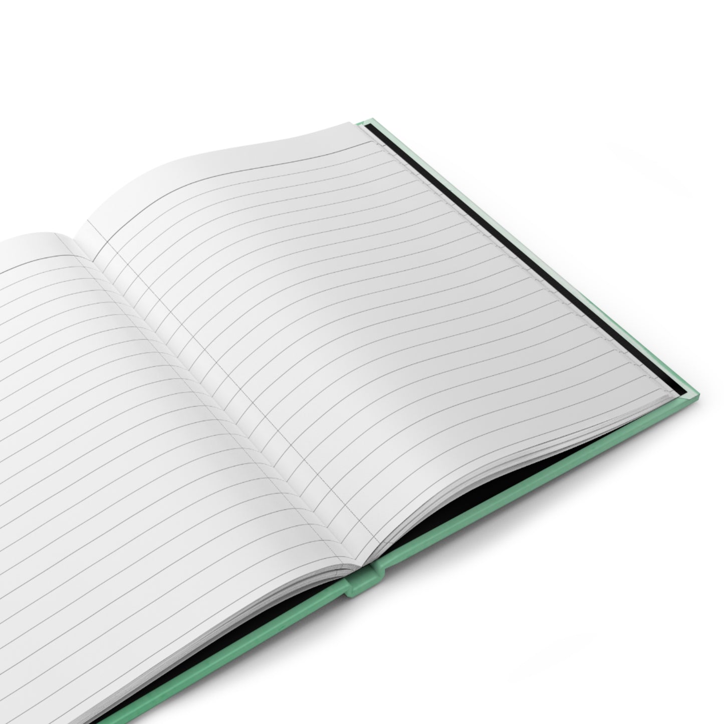 Mint Shadow 5.75" x 8" Hardcover Journal Matte with 150 lined pages
