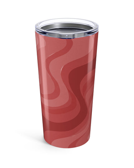 Power Red Wavey Tumbler 20oz