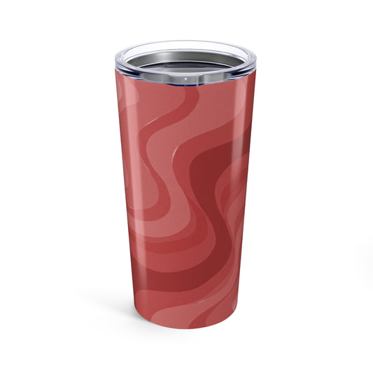 Power Red Wavey Tumbler 20oz