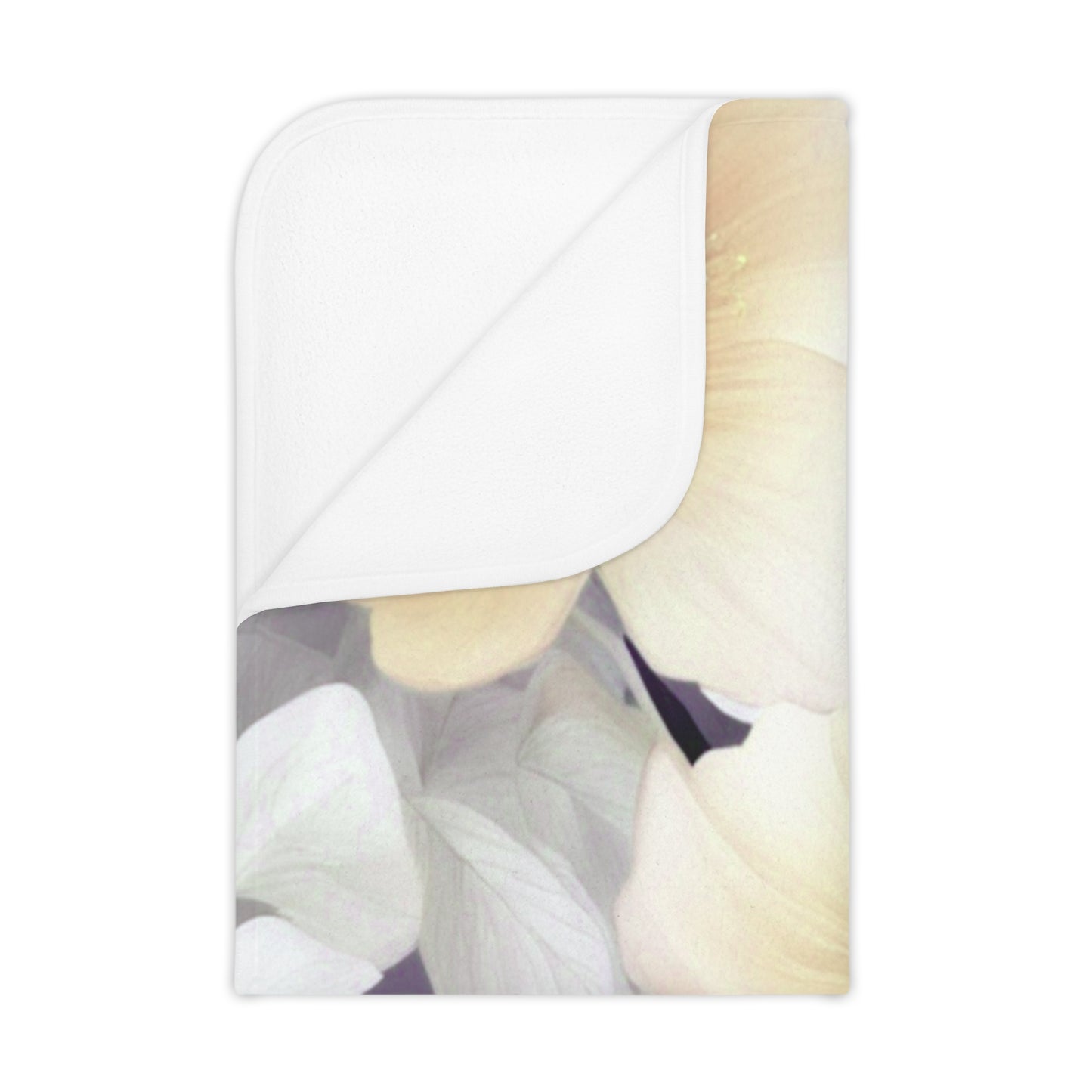White Blush Floral Bunch Toddler Blanket, 30" x 40"
