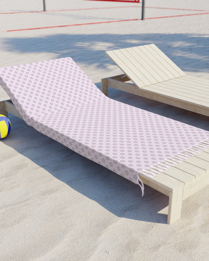 Pink Mornings Star-crossed Bodies Boho Beach Cloth, 38" × 81"