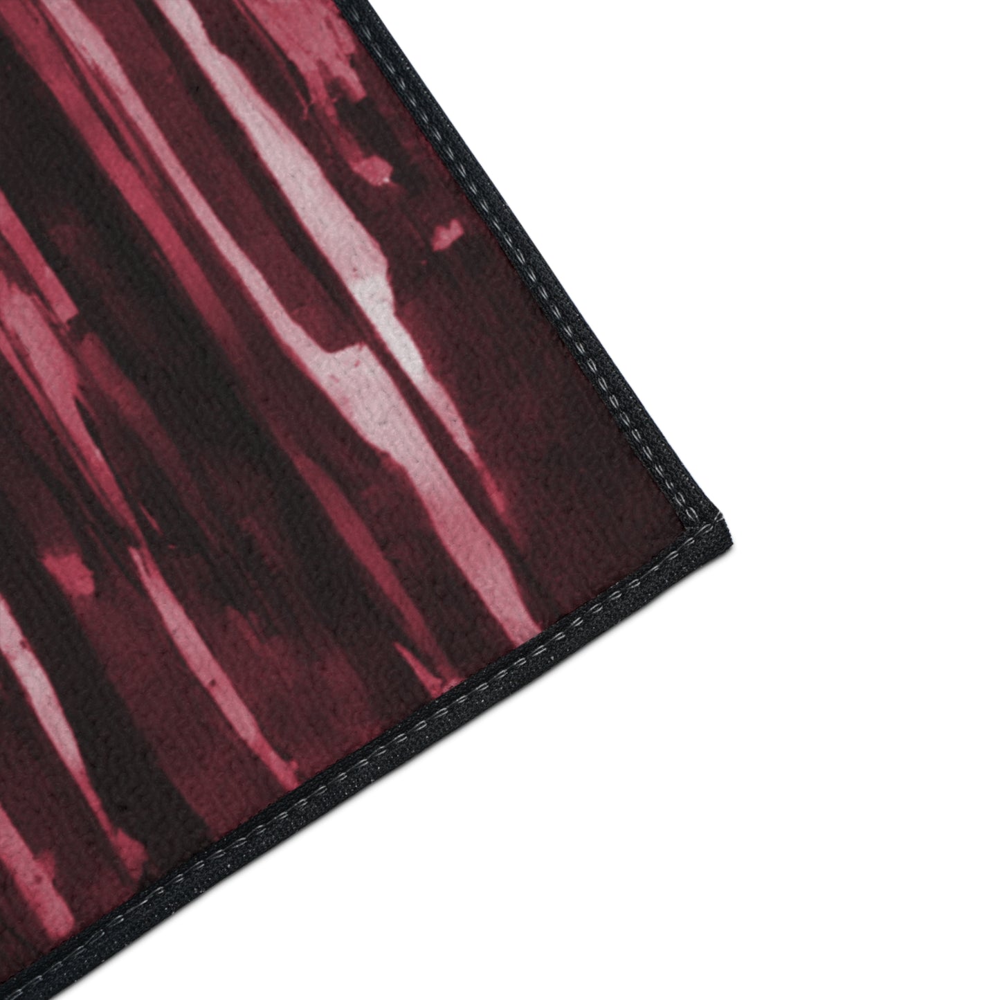 Striped Ruby 48" x 72" Heavy Duty Floor Mat