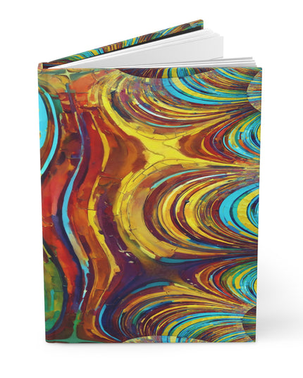 Uzi Spiral Alpha 5.75" x 8" Hardcover Journal Matte with 150 lined pages