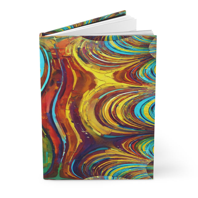 Uzi Spiral Alpha 5.75" x 8" Hardcover Journal Matte with 150 lined pages