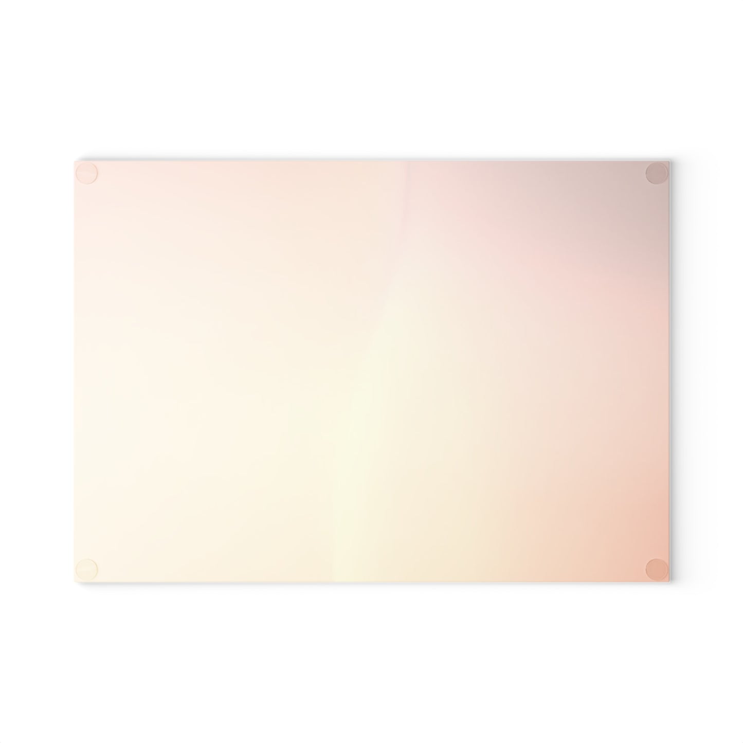 Hot Peach Fade 8" x 11" Glass Cutting Board