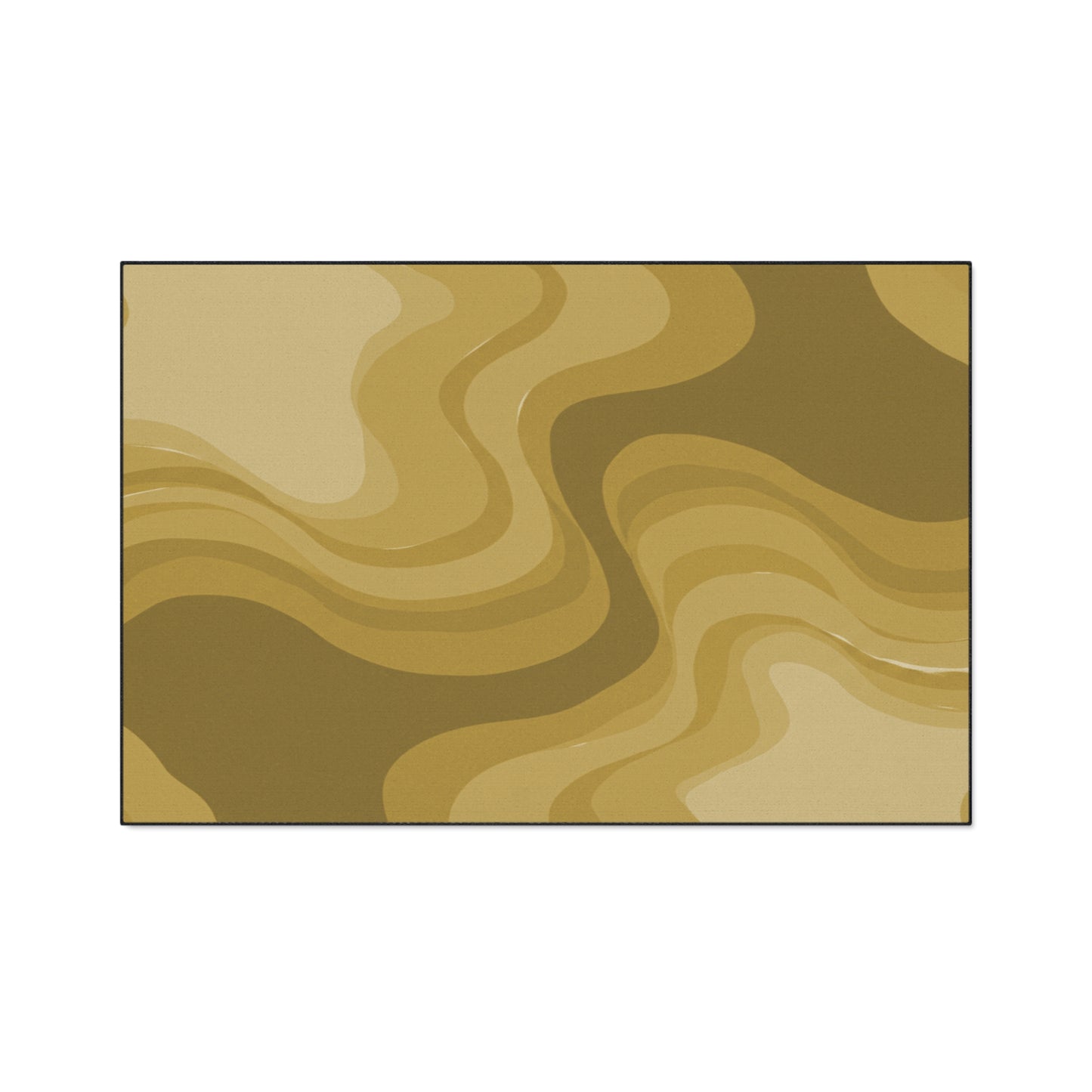 Brown Wavey 48" x 72" Heavy Duty Floor Mat