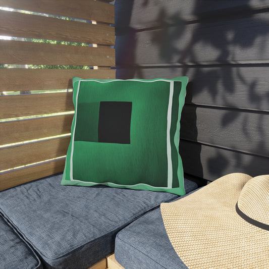 Mint Shadow 16" x 16" Outdoor Pillow