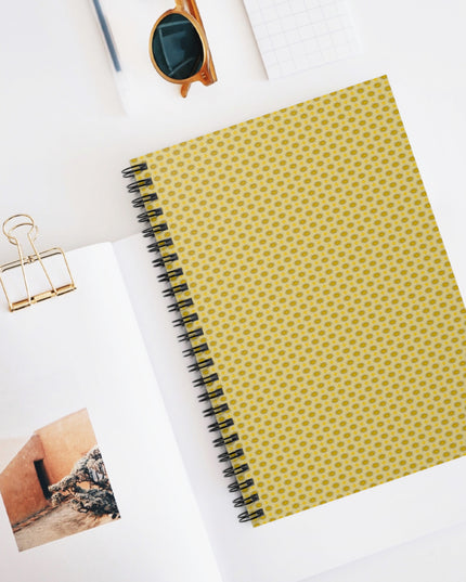 Lemongrass Star-crossed Bodies Spiral Notebook - Ruled Line, 6" x 8", 118 pages