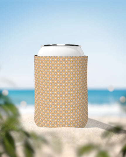 Tan Sunset Star-crossed Bodies 12 oz Can Cooler Sleeve