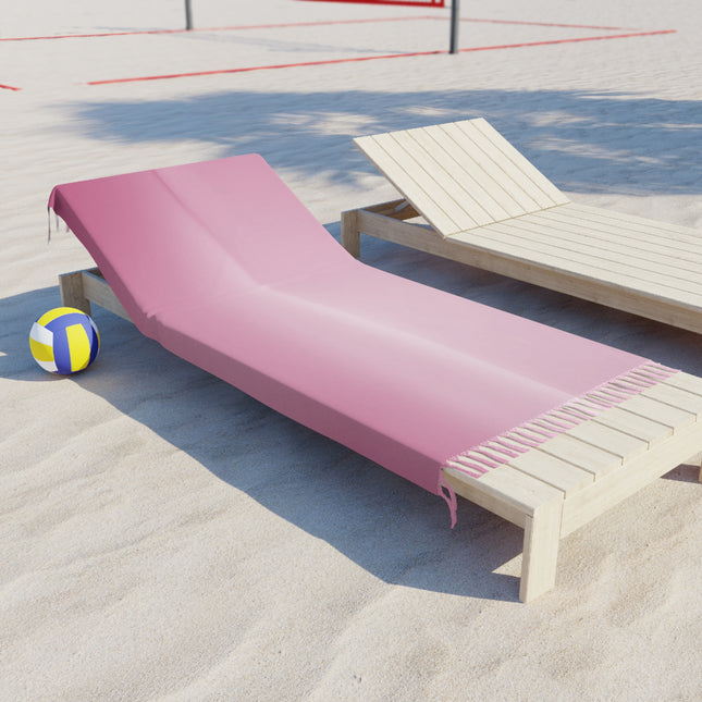 Pink Blush Fade 38" × 81" Boho Beach Cloth