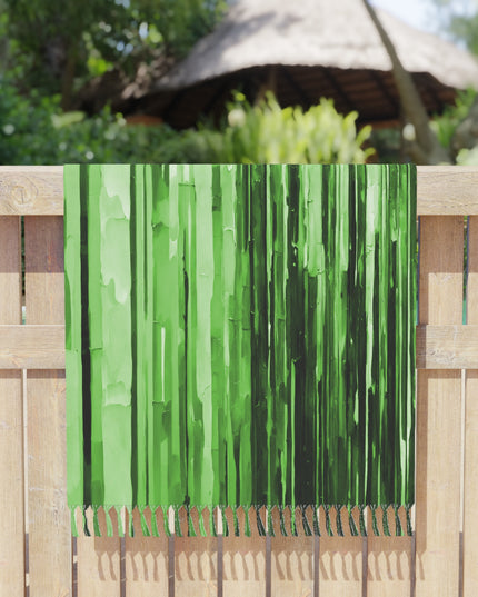 Striped Mint Pastel 38" × 81" Boho Beach Cloth