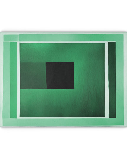 Mint Shadow Glass Cutting Board, 11" x 15"