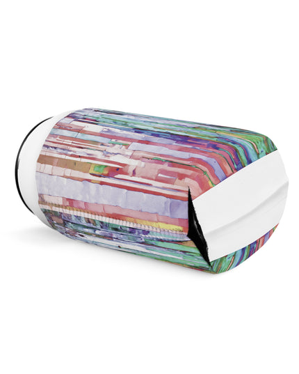 Striped Pastels 12 oz Can Cooler Sleeve
