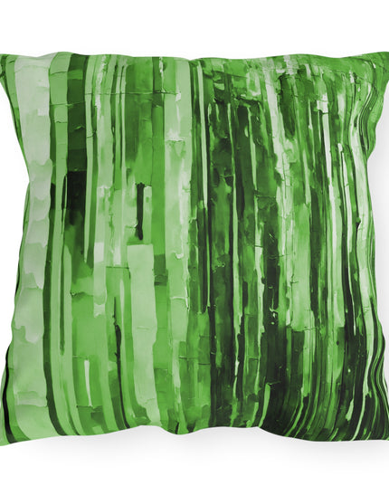 Striped Mint Pastel 20" x 20" Outdoor Pillow