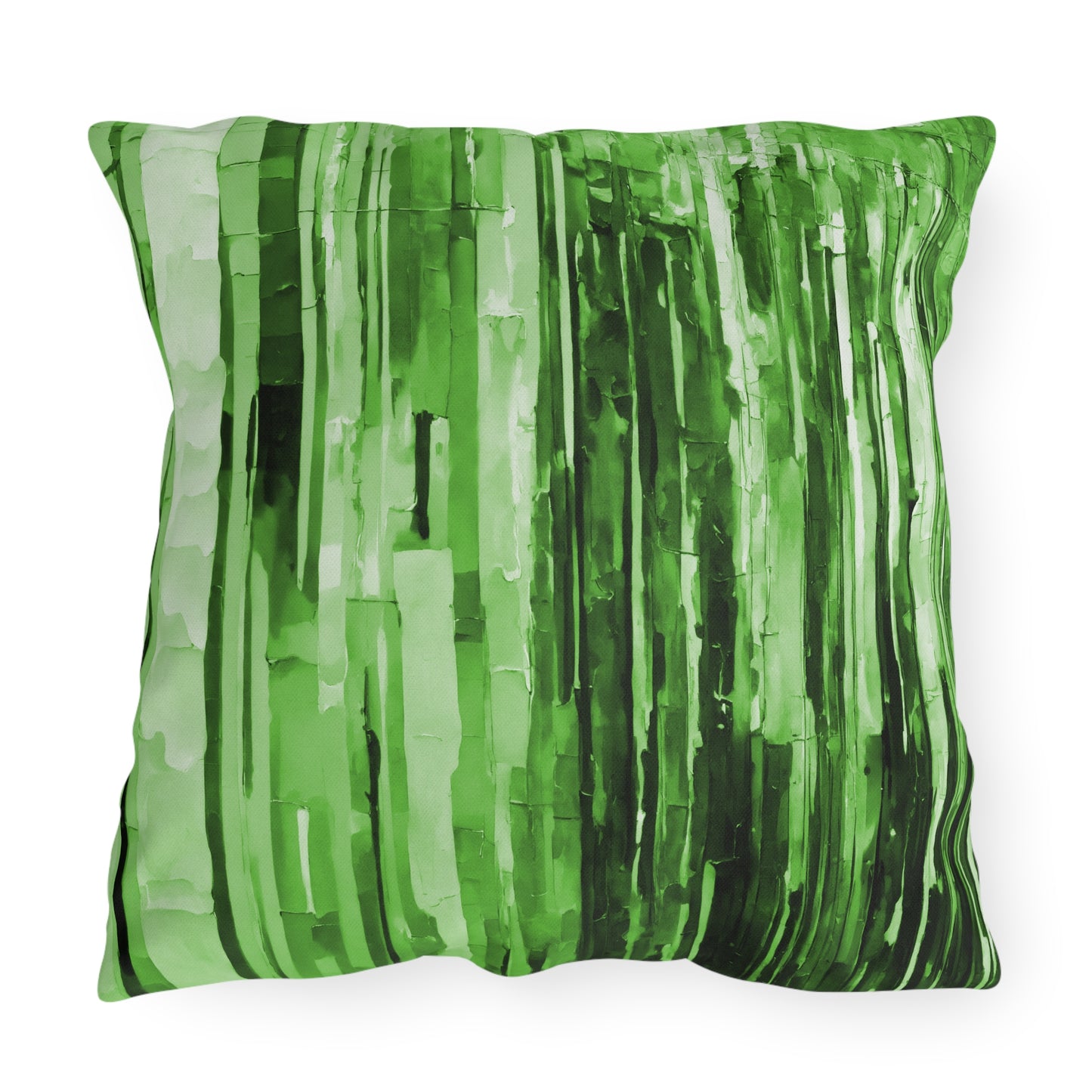 Striped Mint Pastel 20" x 20" Outdoor Pillow